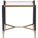 Park View 23.6 X 23.6 inch Black and Gold Table