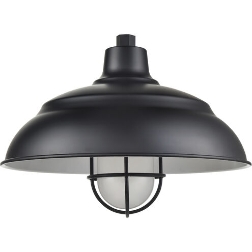 R-Series Satin Black 17 inch Warehouse Shade