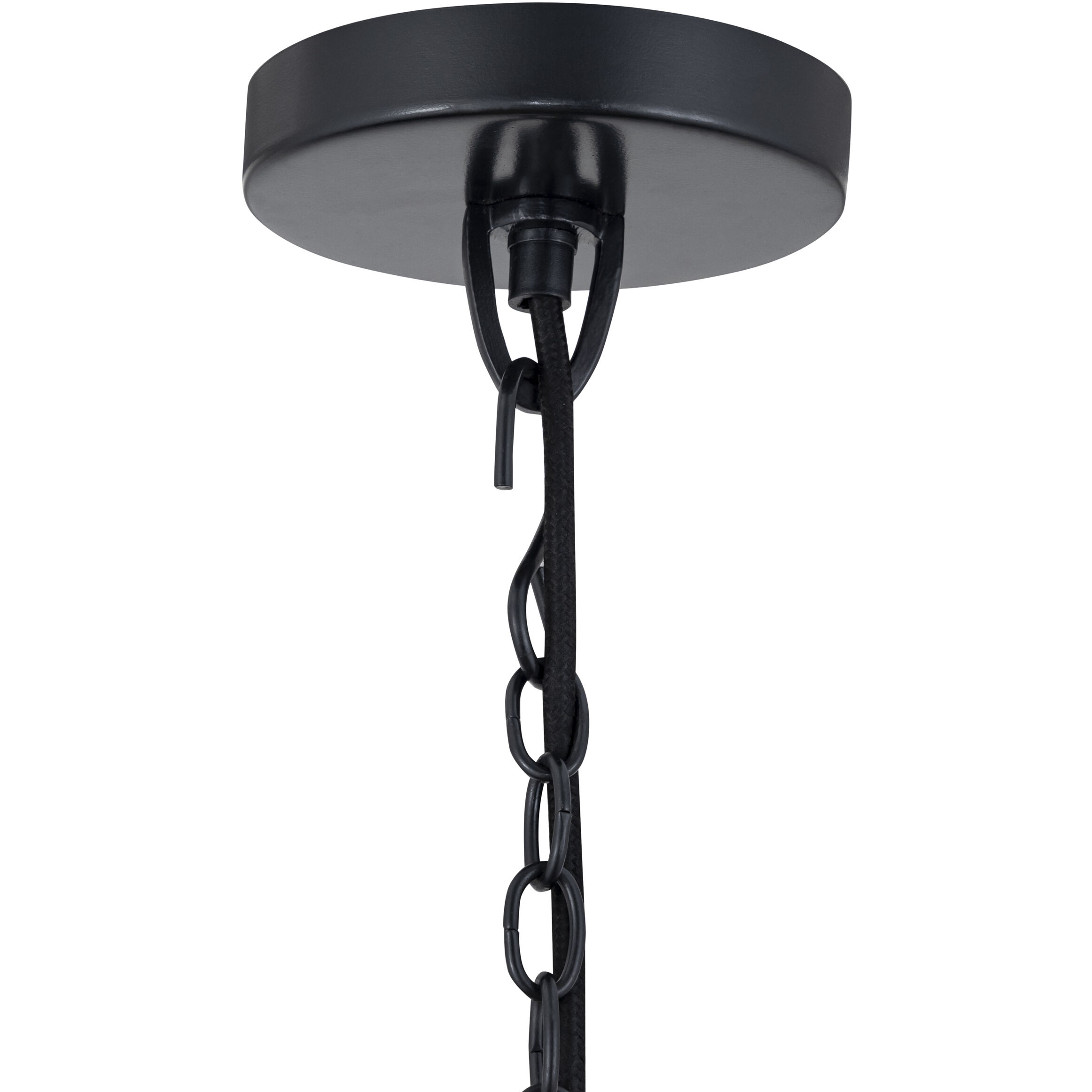 Kara 3 Light 20 inch Matte Black Pendant Ceiling Light
