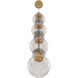 Avra LED 5 inch Aged Brass Pendant Ceiling Light