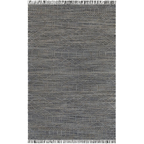 Watford 90 X 60 inch Black Rug in 5 x 8, Rectangle