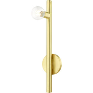 Bannister 1 Light 5 inch Satin Brass Wall Sconce Wall Light