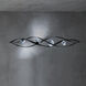 Slipstream LED 54 inch Black Linear Pendant Ceiling Light, Beyond