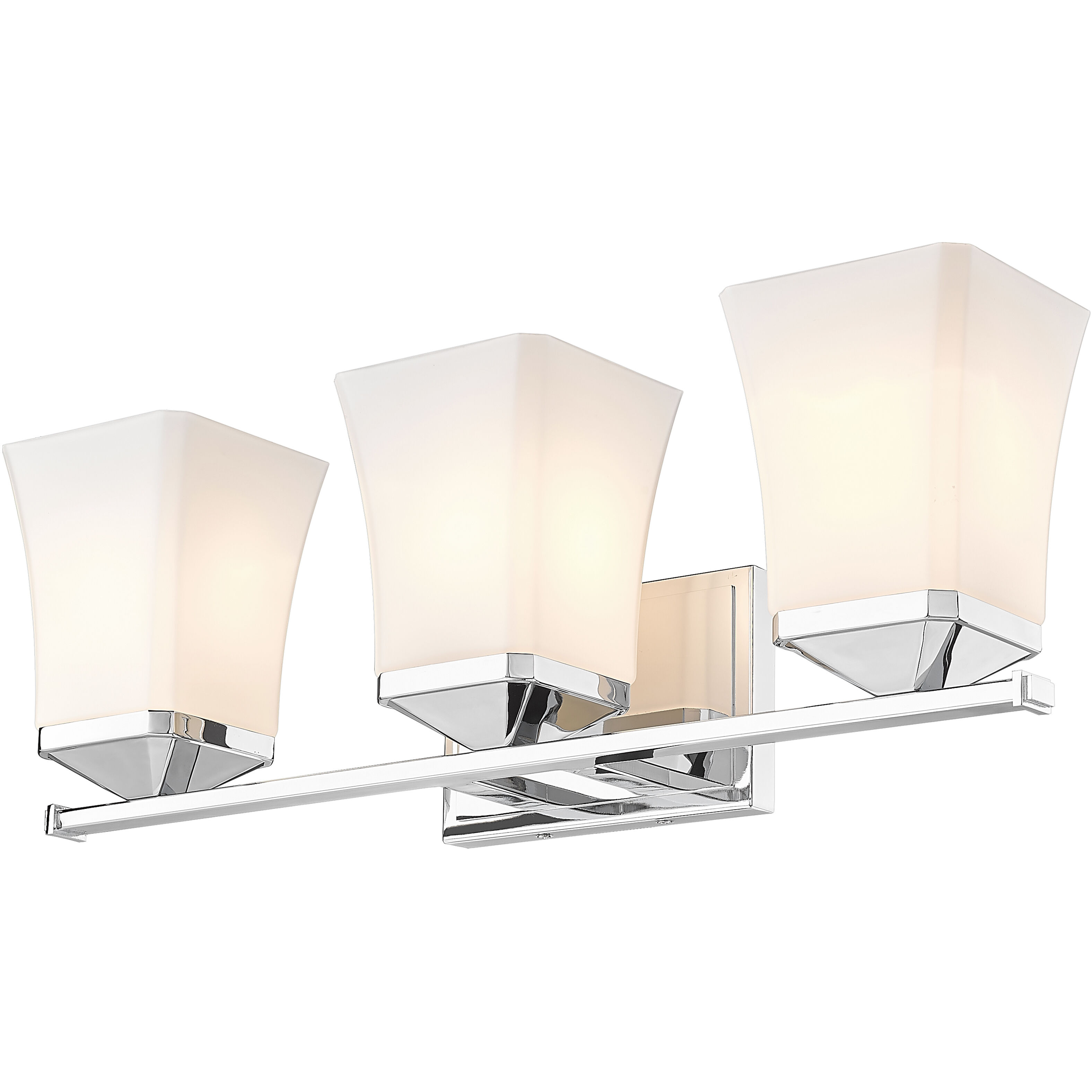 Darcy 3 Light 22 inch Chrome Vanity Wall Light