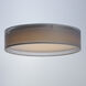 Prime LED 20 inch Flush Mount Ceiling Light in White Organza