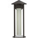 Alora Mood Tenko 1 Light 17.63 inch Bronze/Glossy Opal Glass Exterior Wall