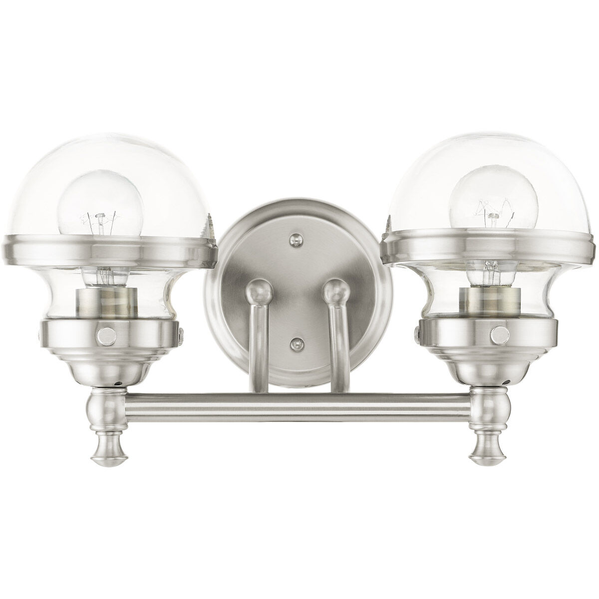 Oldwick 2 Light 15 inch Brushed Nickel Vanity Sconce Wall Light