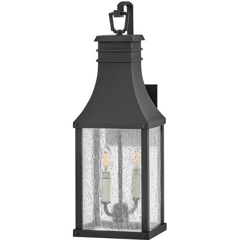 Heritage Beacon Hill Outdoor Wall Mount Lantern in Museum Black