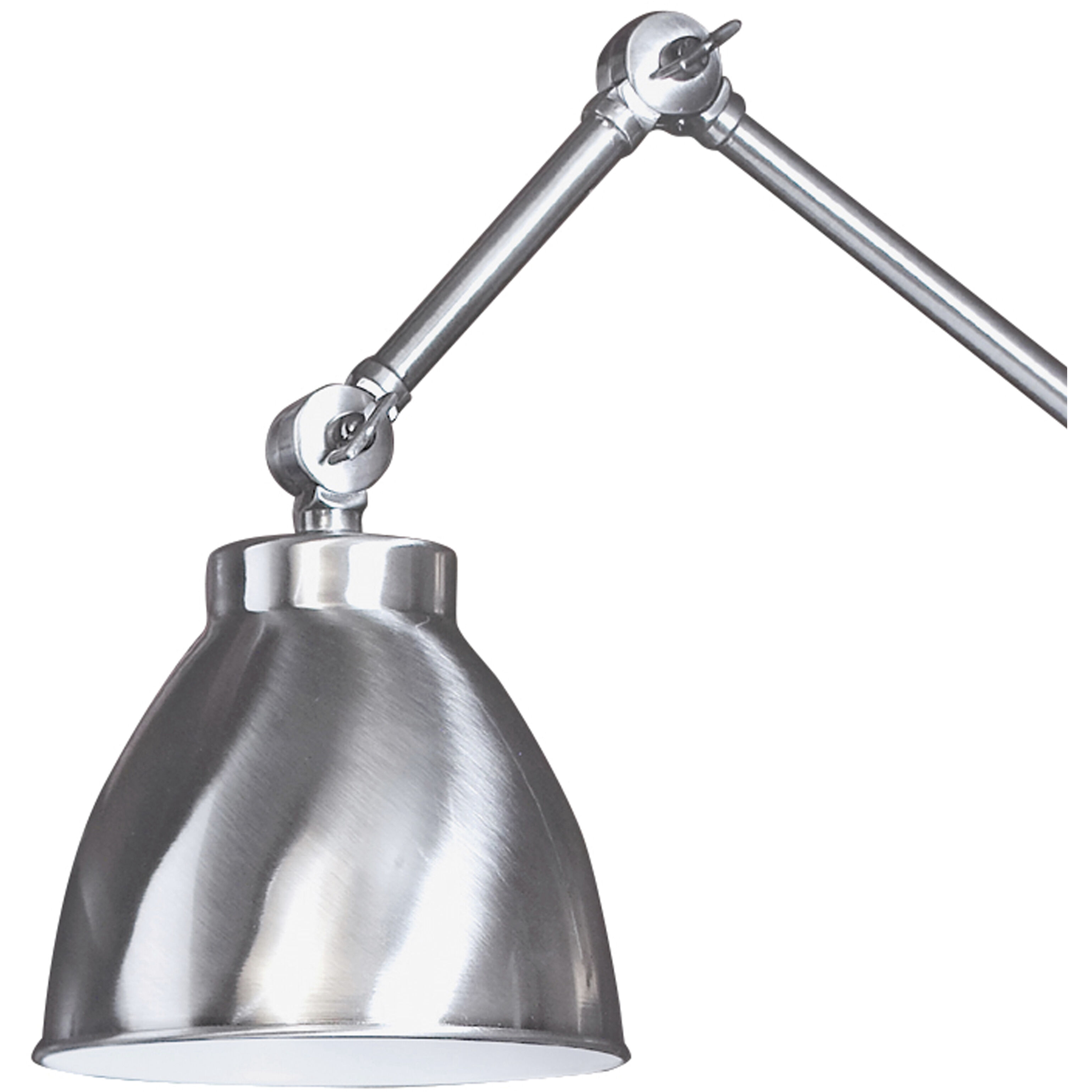 Maggie 5.25 inch Pewter Swingarm Sconce Wall Light