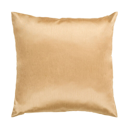 Solid Luxe 18 X 18 inch Mustard Pillow Kit, Square