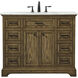 Americana 42 X 22 X 35 inch Driftwood Vanity Sink Set