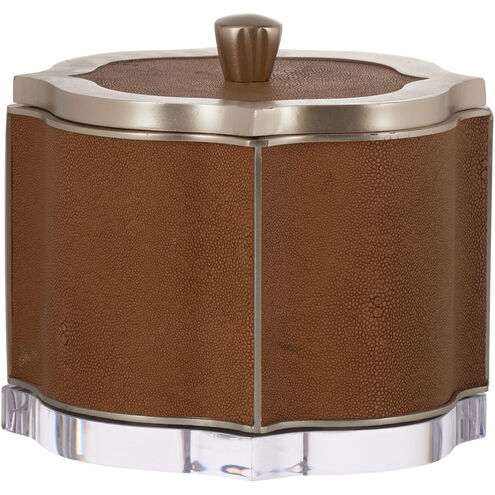 Shagreen 8.5 inch Brown Box