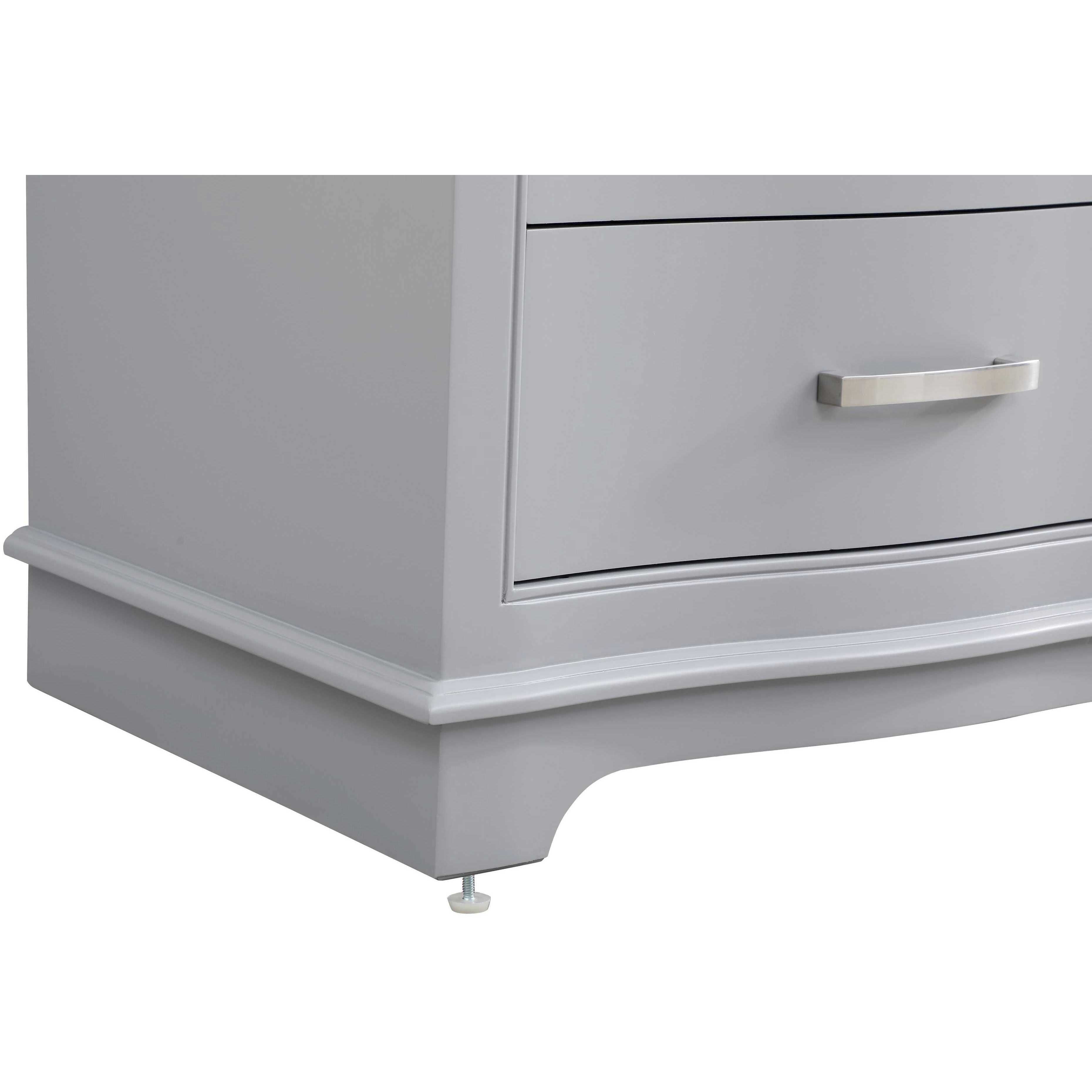 Knox 24 X 34 inch Grey Bathroom Vanity Cabinet