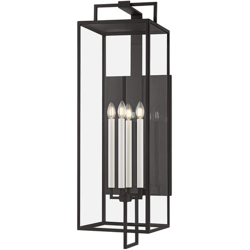 Beckham 4 Light 40 inch Forged Iron Exterior Wall Sconce