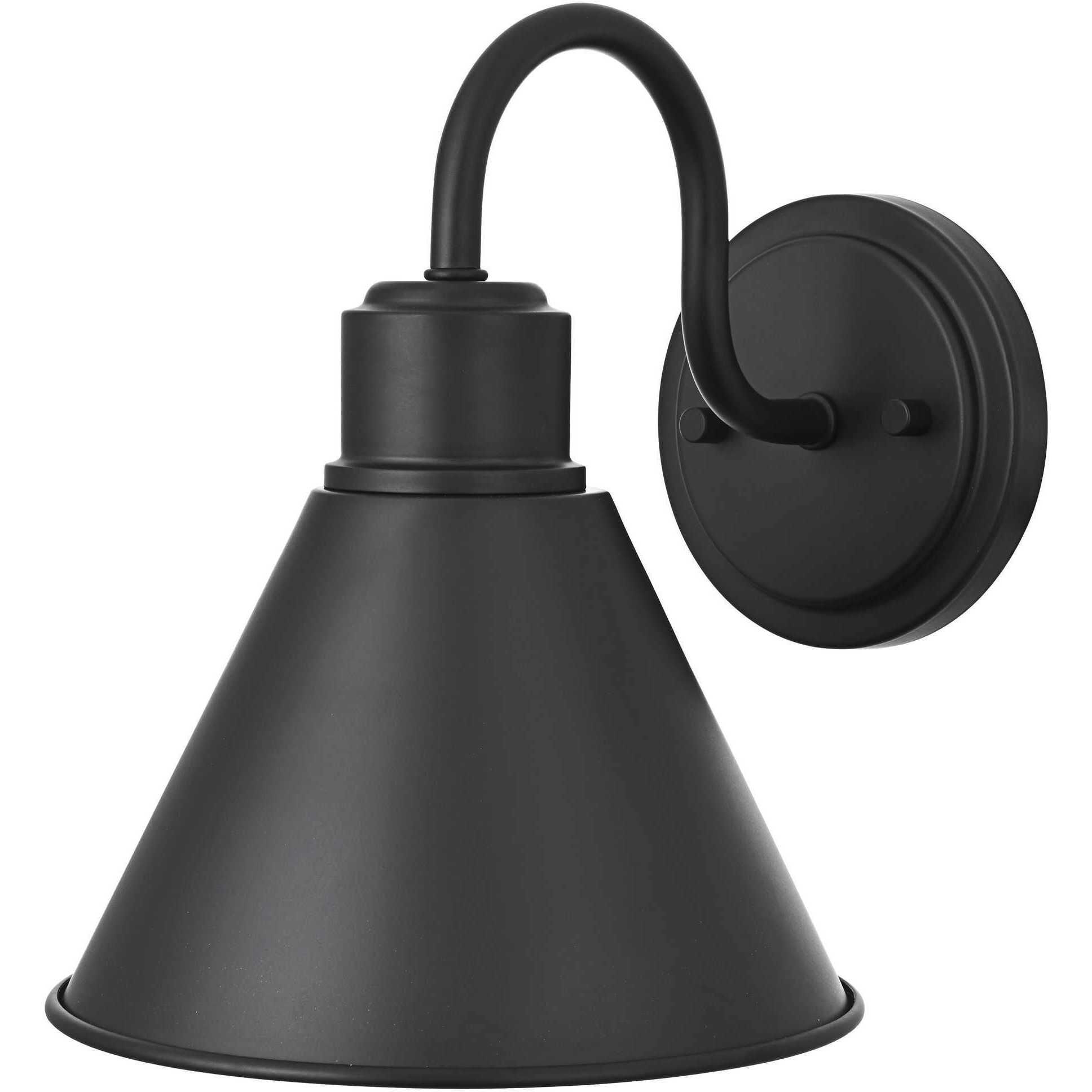 Colton 1 Light 10 inch Black Outdoor Wall Sconce