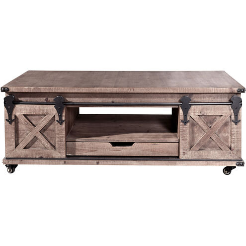 Presley 47 X 24 inch Natural Brown Coffee Table