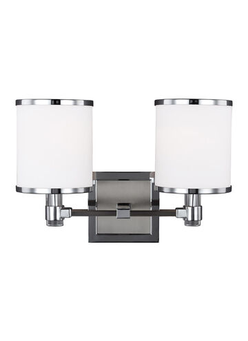 Prospect Park 2 Light 14 inch Satin Nickel / Chrome Wall Bath Vanity Wall Light