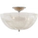 AERIN Rosehill 3 Light 16 inch Polished Nickel Semi-Flush Mount Ceiling Light