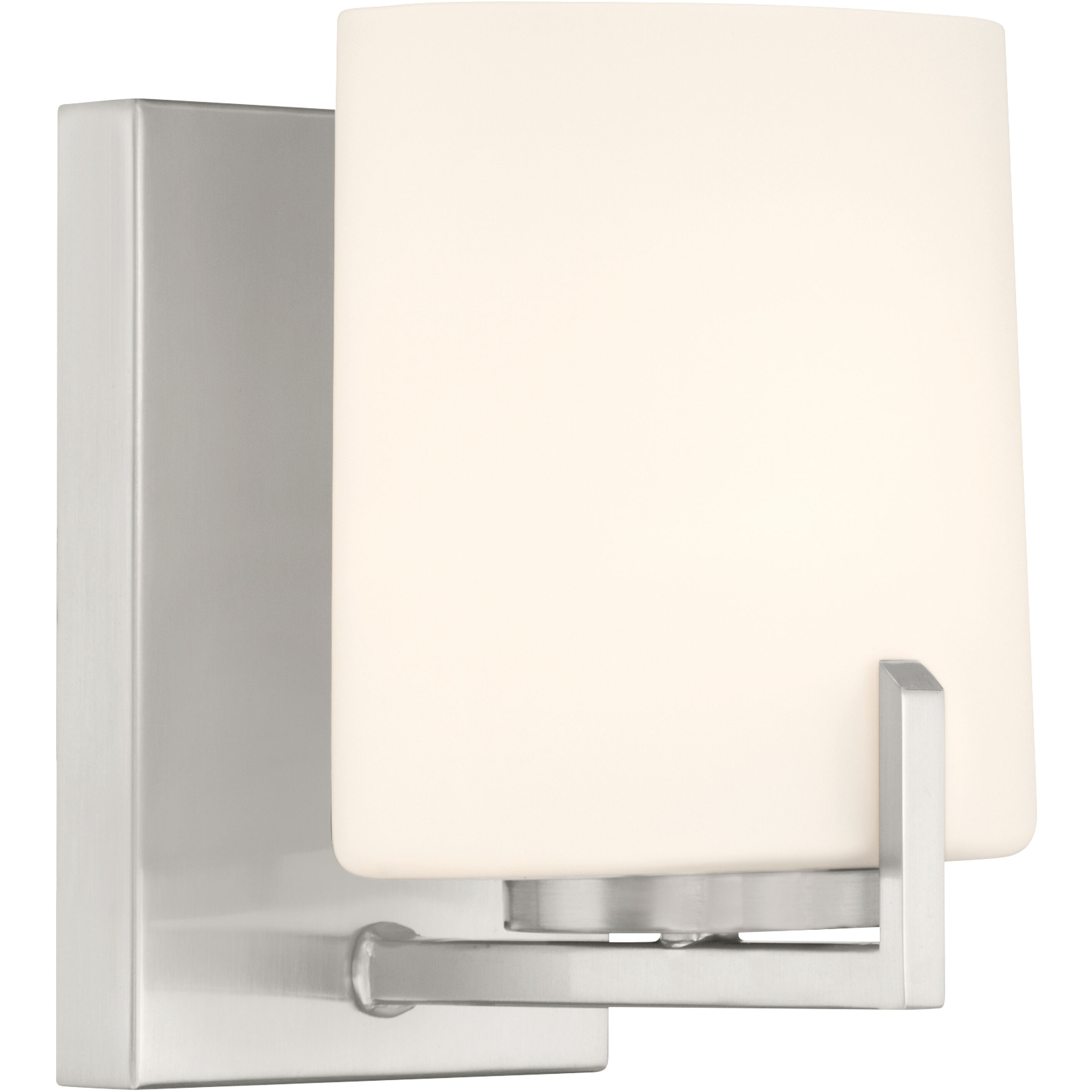 Mirelle 1 Light 6 inch Brushed Nickel Bath Sconce Wall Light