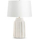 Valentina 25 inch 150.00 watt Off-White Table Lamp Portable Light