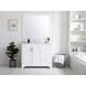 Moore 42 X 22 X 34 inch White Vanity Sink Set