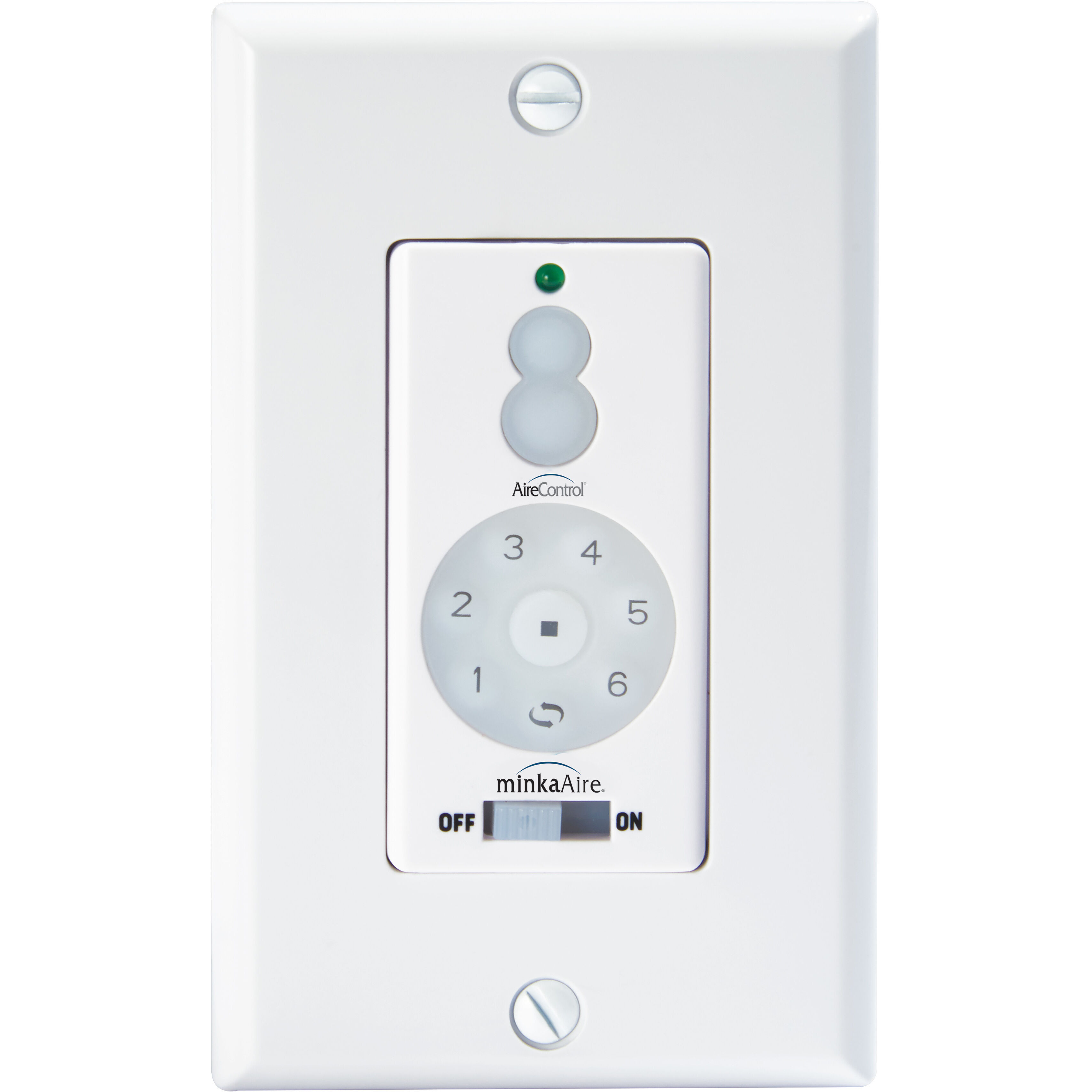 AireControl White Dc Wall Fan Control