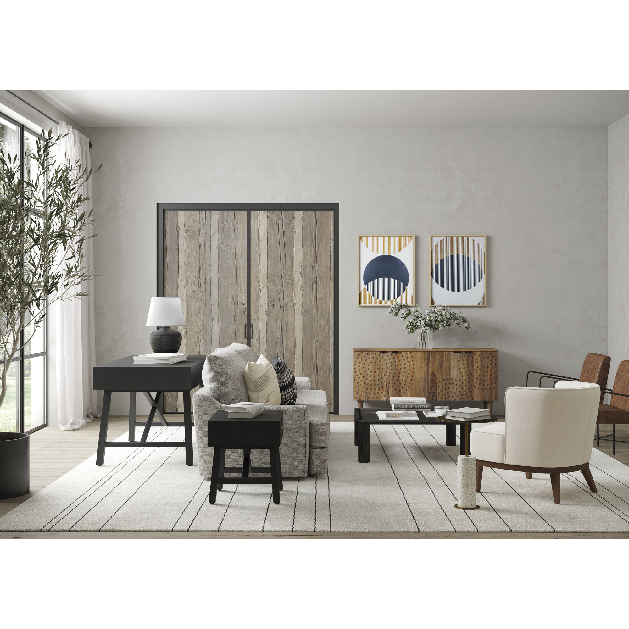 Dagwood Brown Arm Chair