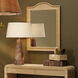 Palm 30 inch 150.00 watt Brown Dyed Straw Table Lamp Portable Light