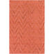 Mateo 36 X 24 inch Red and Pink Area Rug, Jute