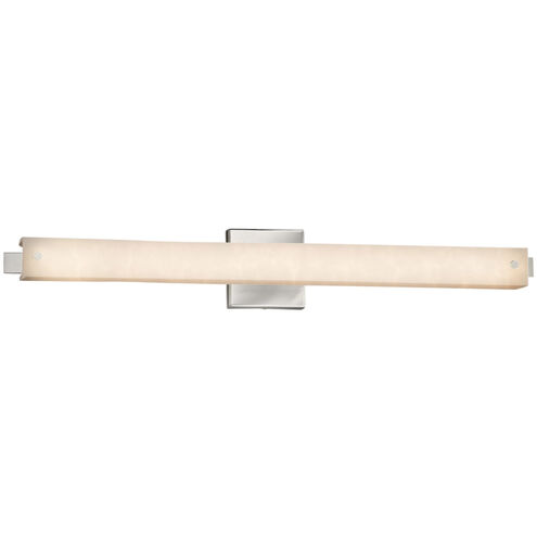 Clouds 30.5 inch Brushed Nickel Vanity Light Wall Light