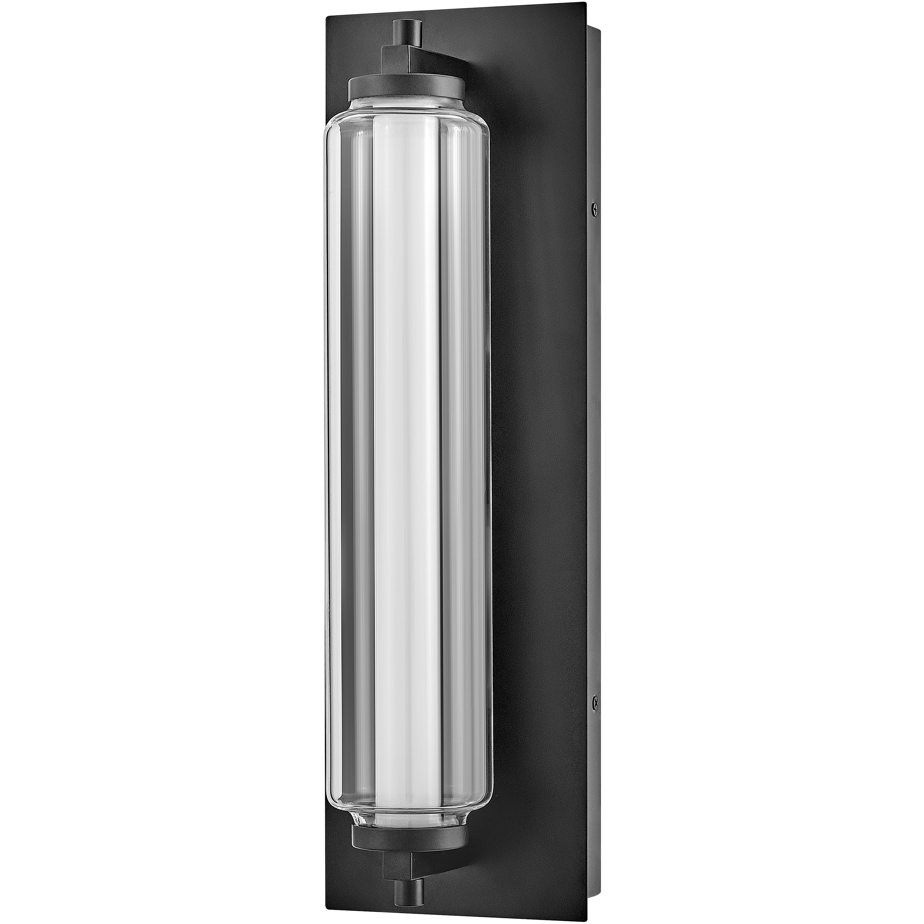 Lucien LED 5 inch Black Vanity Light Wall Light, Vertical