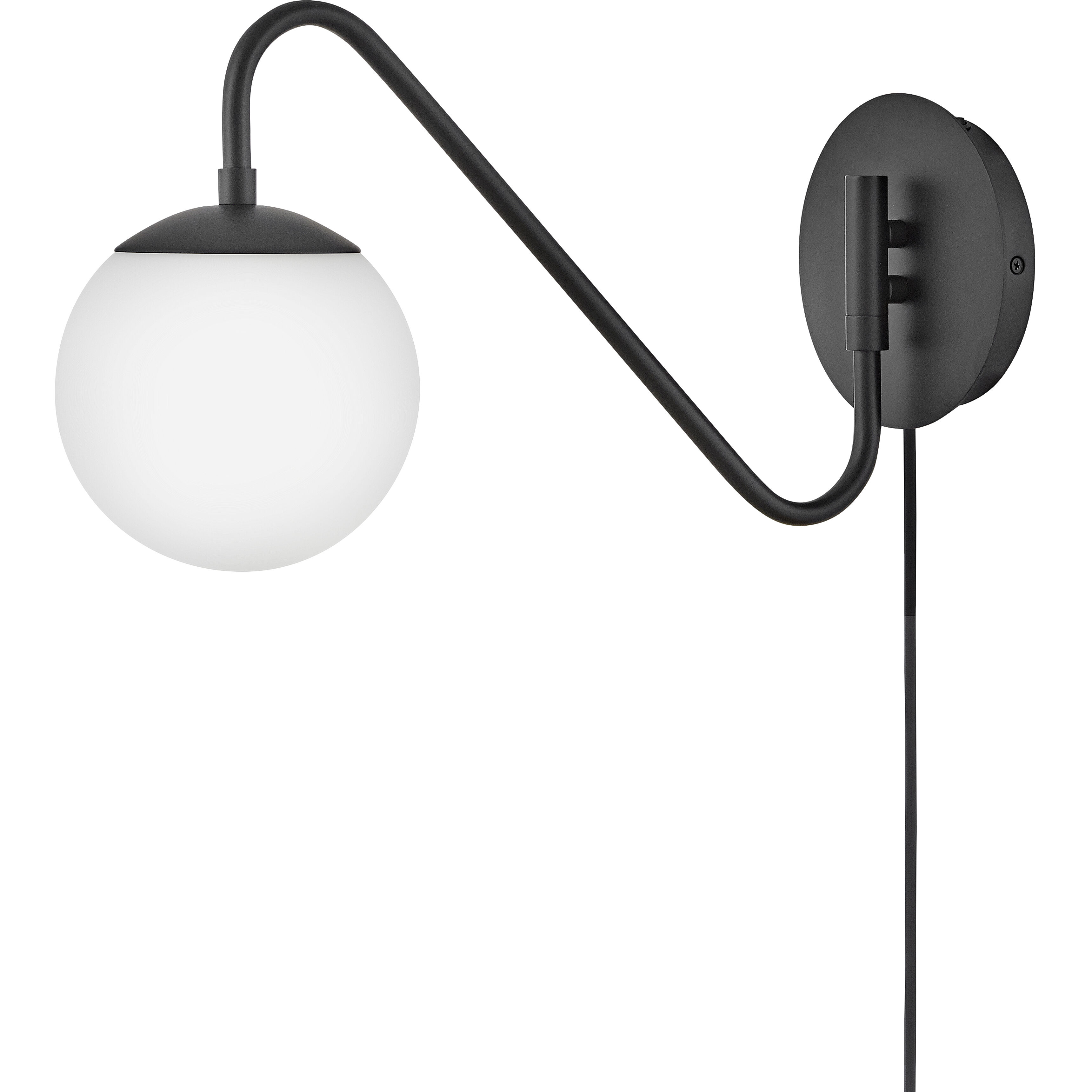 Dottie 1 Light 6 inch Black Sconce Wall Light