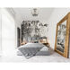 Quadra 4 Light 13 inch Chrome and Black Semi Flush Mount Ceiling Light in 5.25