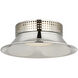 Kelly Wearstler Precision LED 7.25 inch Polished Nickel Flush Mount Ceiling Light