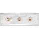 Berdine 3 Light 5 inch Polished Nickel Bath Bar Wall Light