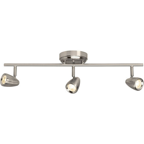 Talida 3 Light 120 Brushed Nickel Track Light Ceiling Light in Straight