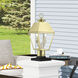Wentworth 2 Light 17.5 inch Natural Brass Outdoor Post Top Lantern, Medium