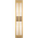 Briana Wall Sconce Wall Light in Brushed Brass
