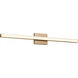 Marque LED 36 inch Satin Brass Vanity Light Wall Light