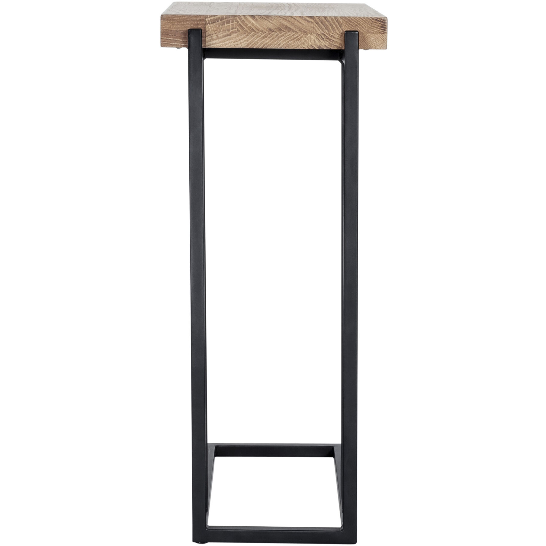 Mila 24 X 16 inch Natural C Shape Side Table