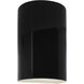 Ambiance 1 Light 5.75 inch Gloss Black Wall Sconce Wall Light