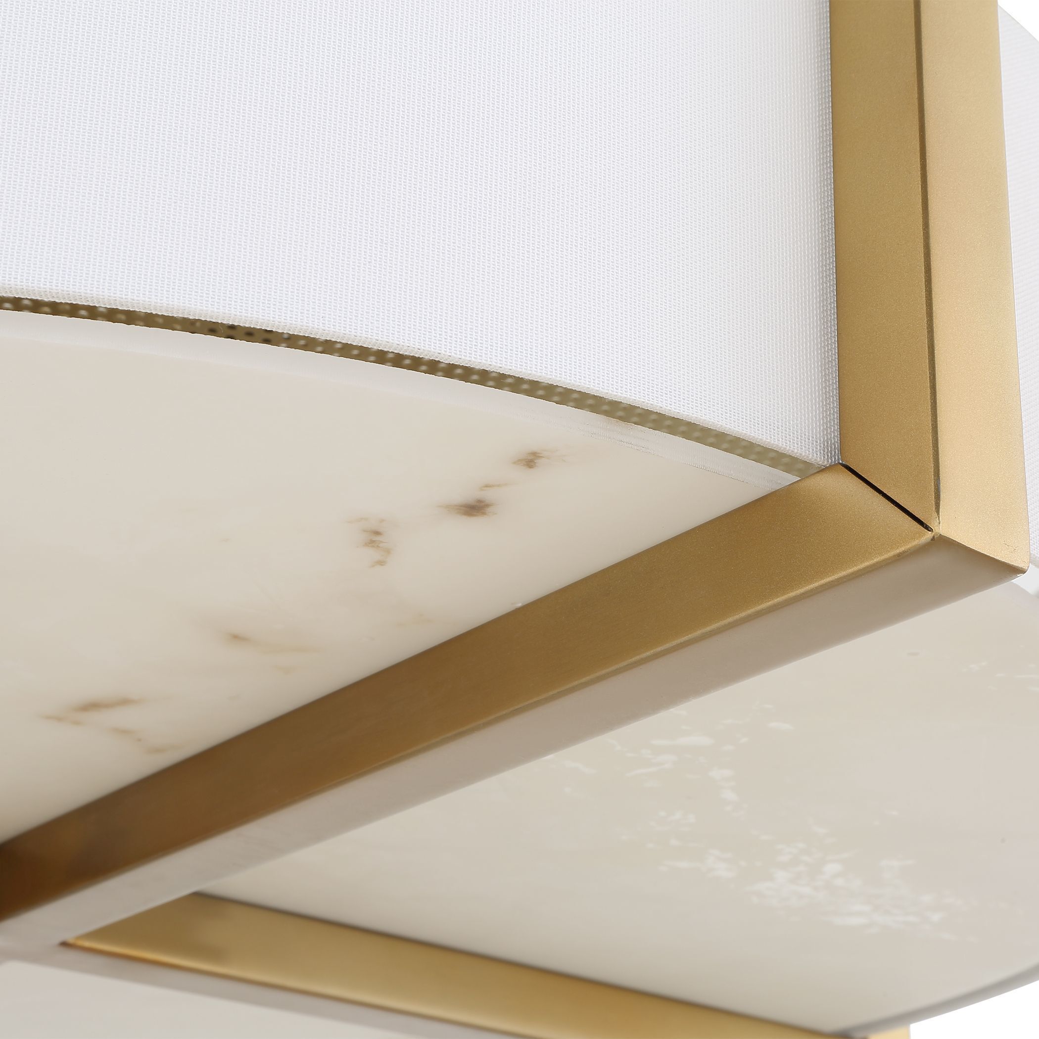Cresson 4 Light 30 inch Matte Brushed Brass Pendant Ceiling Light