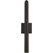 Kelly Wearstler Lotura LED 4.5 inch Museum Black Sconce Wall Light