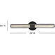Georgette LED 27.75 inch Black Bath Light Wall Light