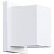 Mavis LED 4 inch White Exterior Wall Sconce