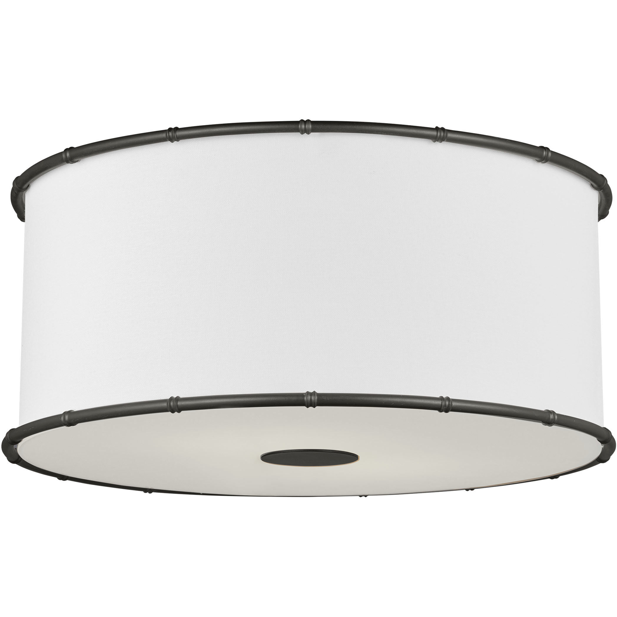 AH by Alexa Hampton Aldric 2 Light 18.63 inch Aged Iron Flush Mount Ceiling Light