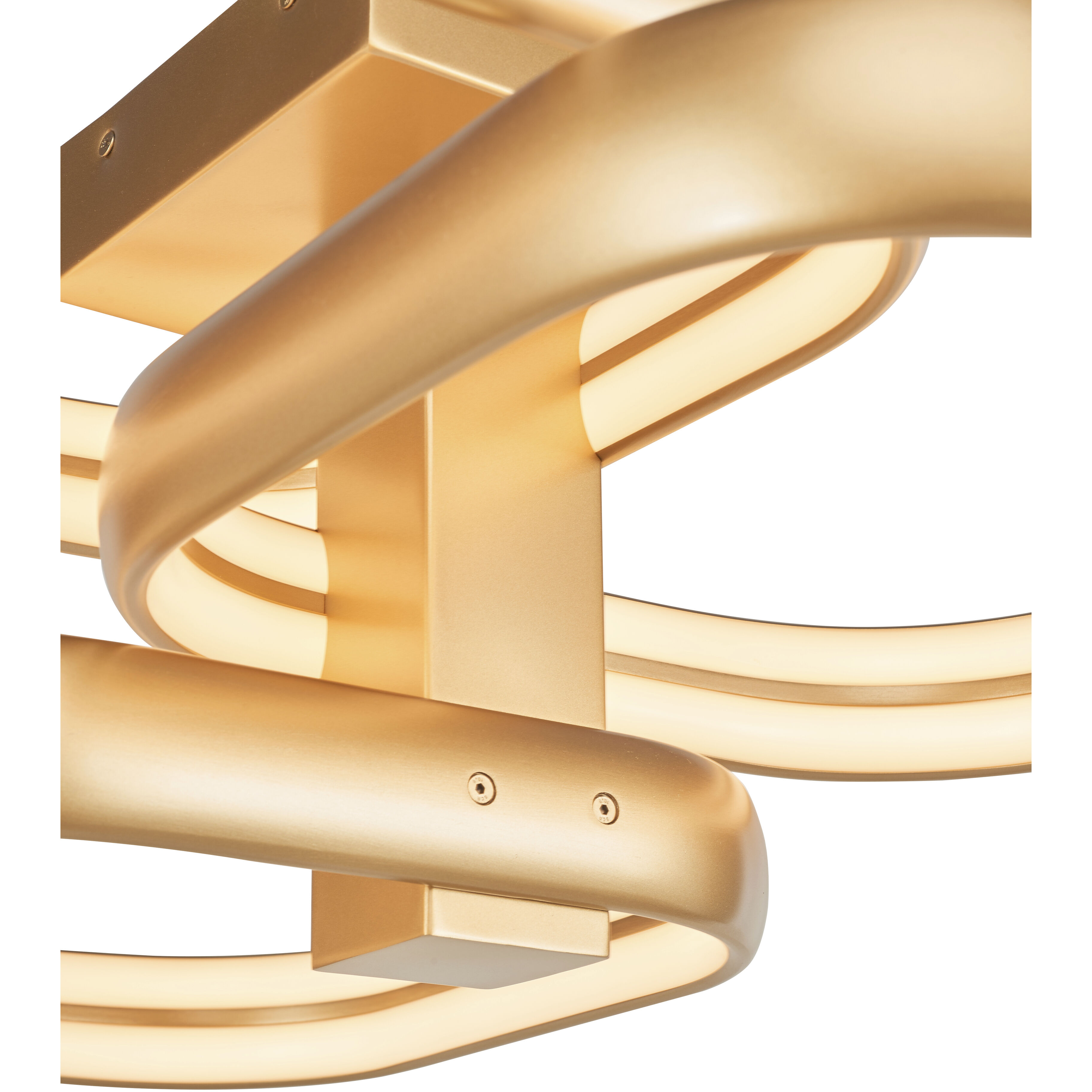 Rave LED 21 inch Gold Flush Mount Ceiling Light