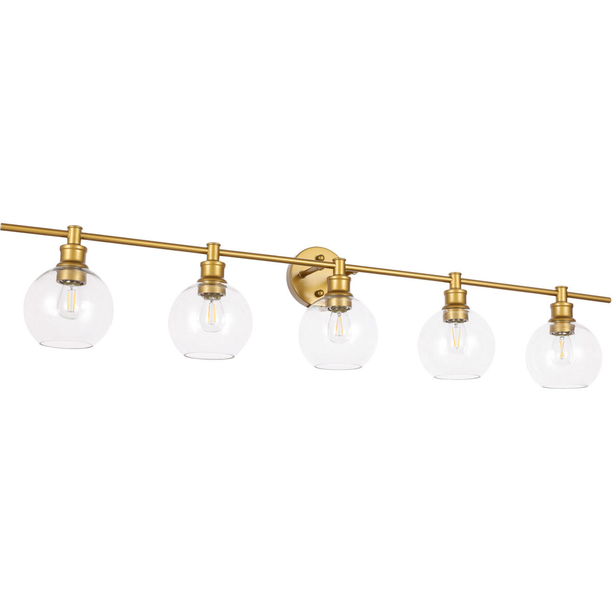 Collier 5 Light 47 inch Brass Wall sconce Wall Light