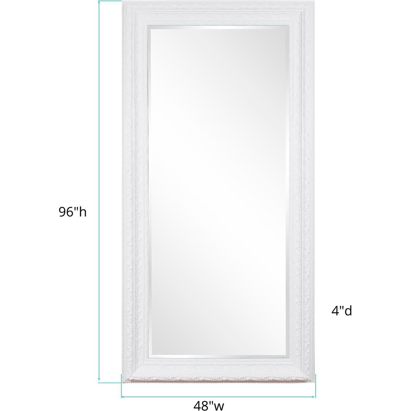 Countess 96 X 48 inch White Mirror