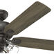 Rosner 52 inch Noble Bronze with Warm Grey Oak/Natural Oak Blades Ceiling Fan